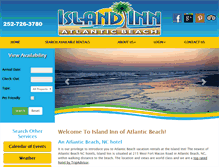 Tablet Screenshot of islandinnrentals.com